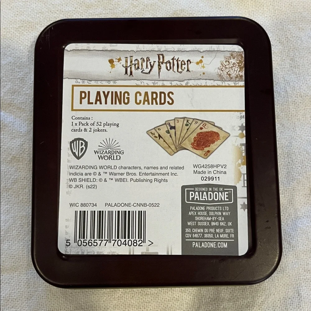 Harry Potter Hogwarts Playing Cards